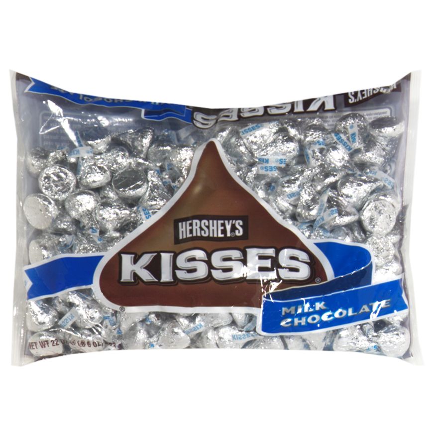 Hershey's Kisses, Milk Chocolates, 22 oz (1 lb 6 oz) 623 g ...