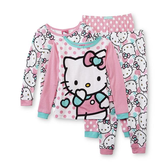 Hello Kitty Toddler Girls 2Pairs Pajamas