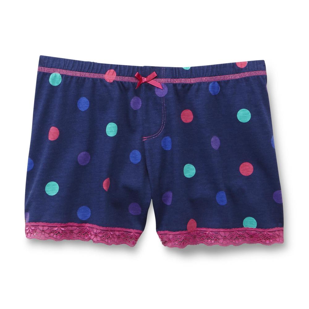 Joe Boxer Women's Pajama Top & Shorts - Polka Dot