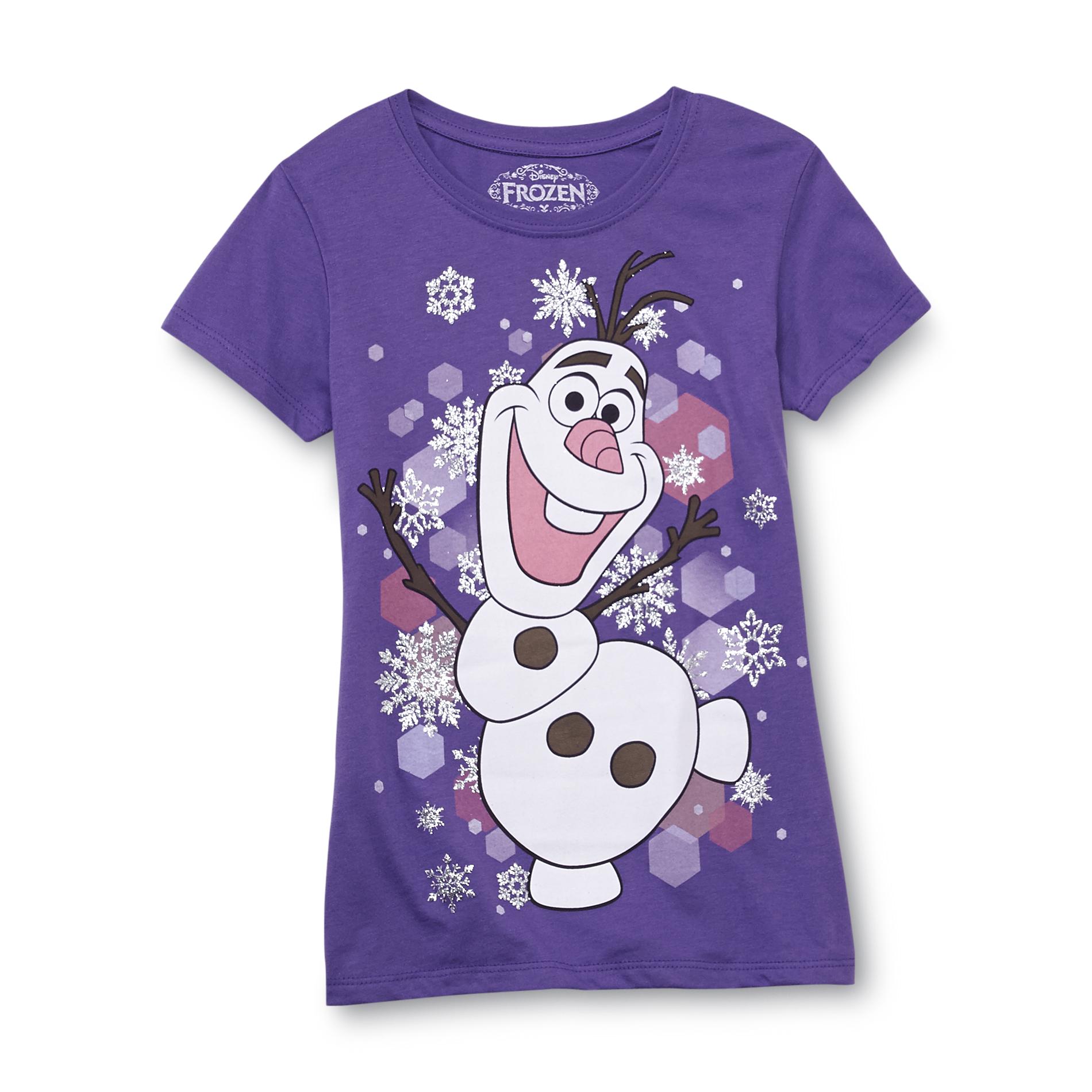 Disney Frozen Girl's Graphic T-Shirt - Olaf