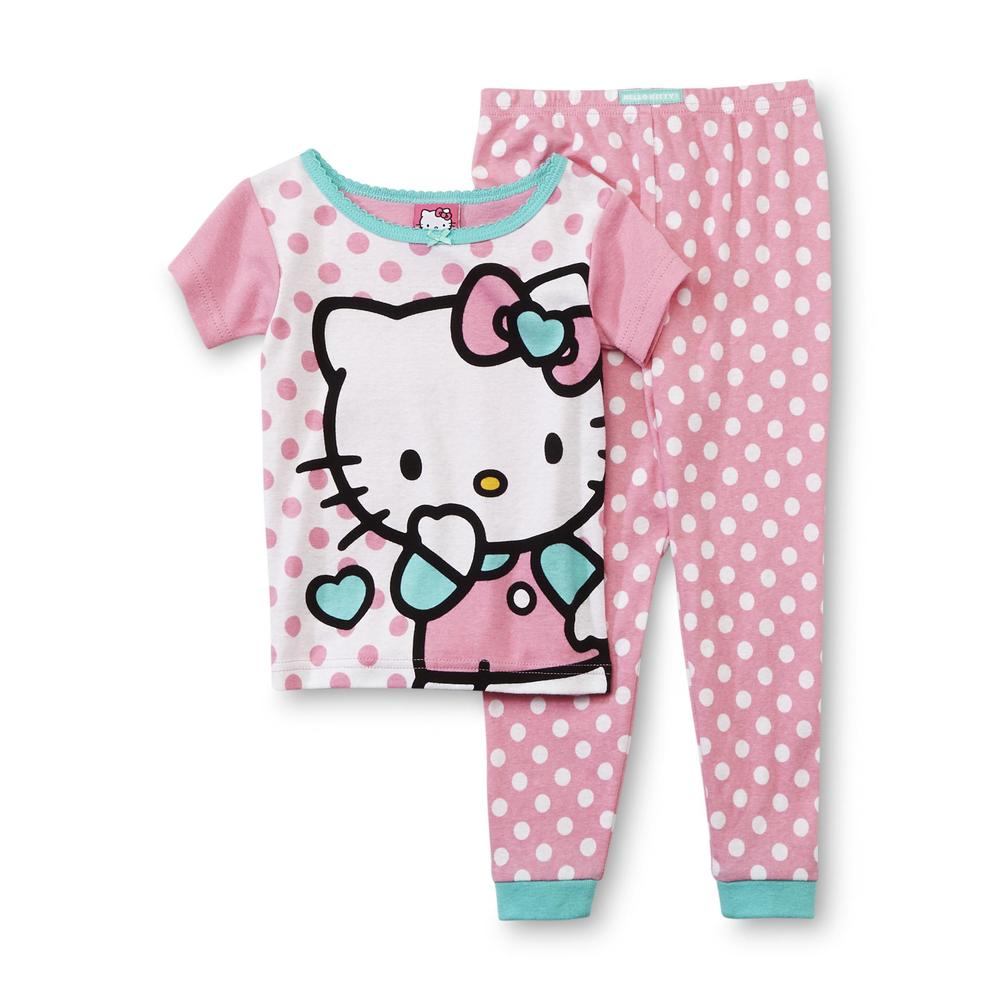Hello Kitty Toddler Girls 2-Pairs Pajamas