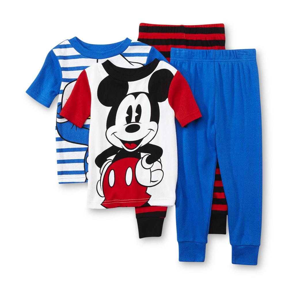 Disney Toddler Boy's 2-Pairs Short-Sleeve Pajamas - Mickey Mouse