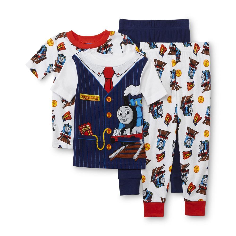 Thomas & Friends Toddler Boy's 2-Pairs Short-Sleeve Pajamas