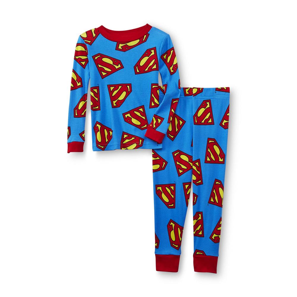 DC Comics Toddler Boy's 2-Pairs Long-Sleeve Pajamas - Superman