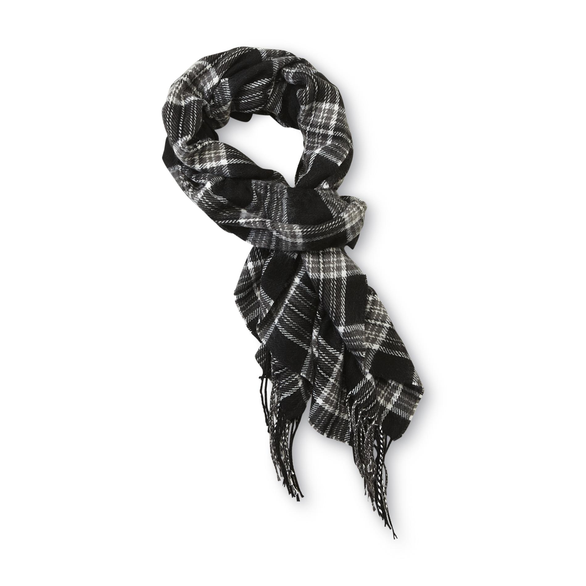 Jaclyn Smith Women's Ruched Scarf - Plaid
