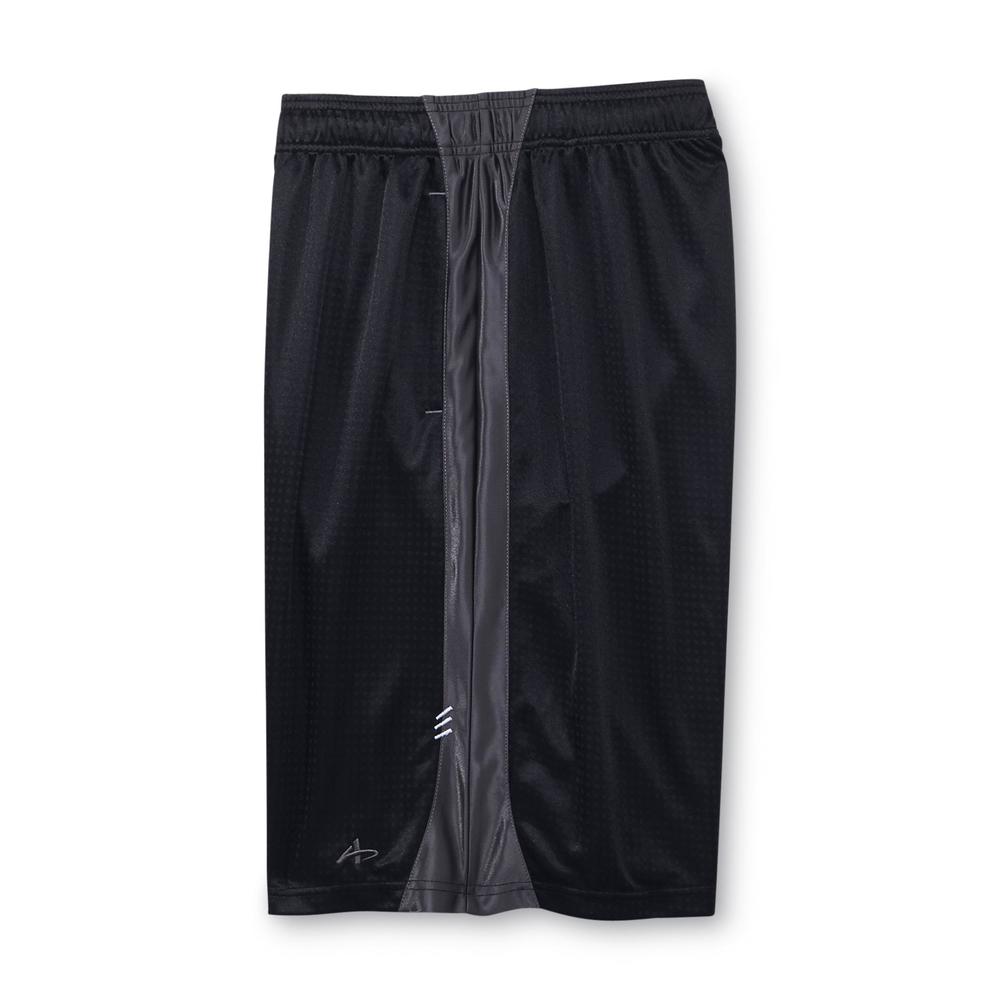 Athletech Men's Pique Knit Basketball Shorts - Striped