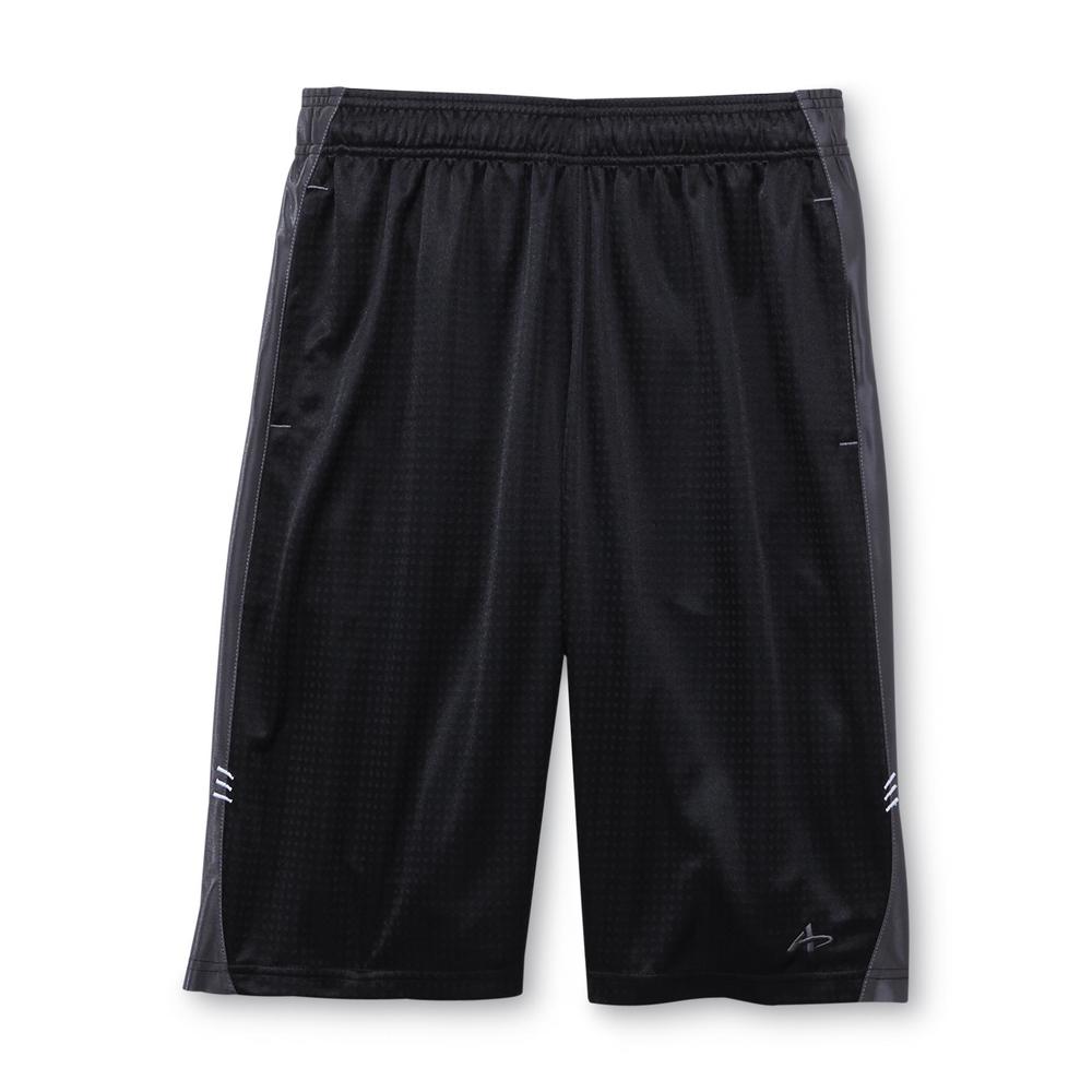 Athletech Men's Pique Knit Basketball Shorts - Striped