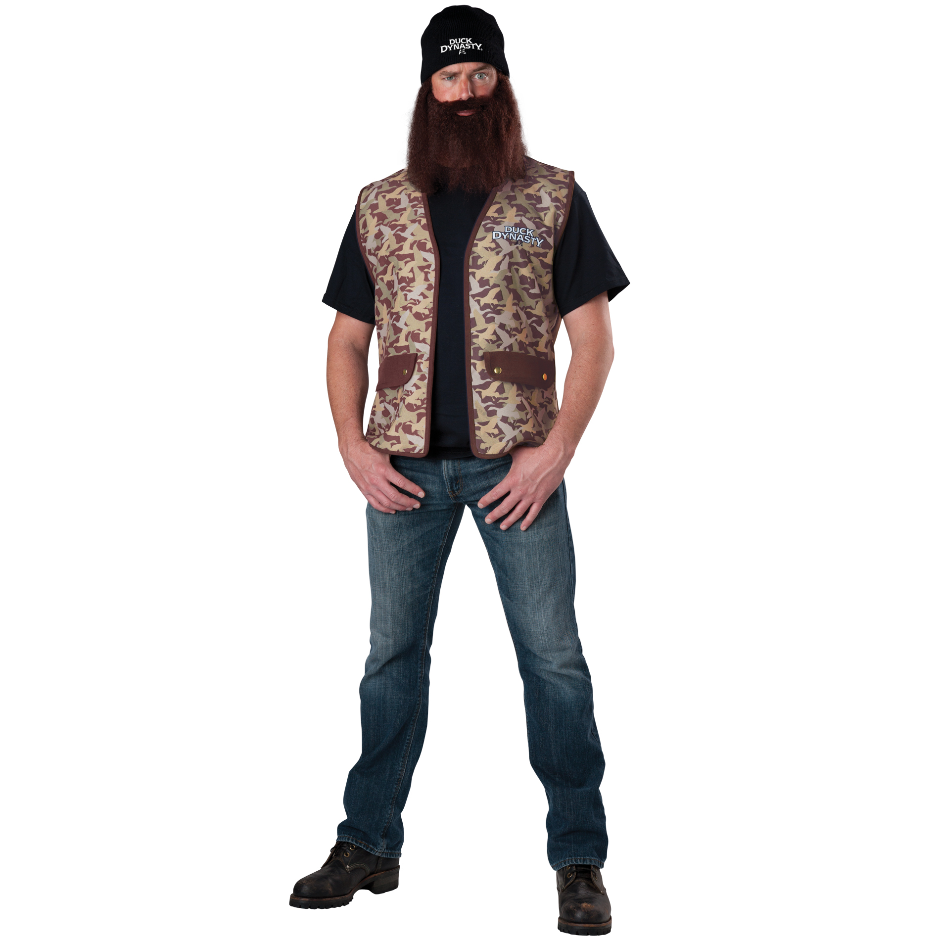 Men s Duck Dynasty Halloween Costume Jase Size One Size Men s Duck Dynasty Halloween Costume Jase Size One Size