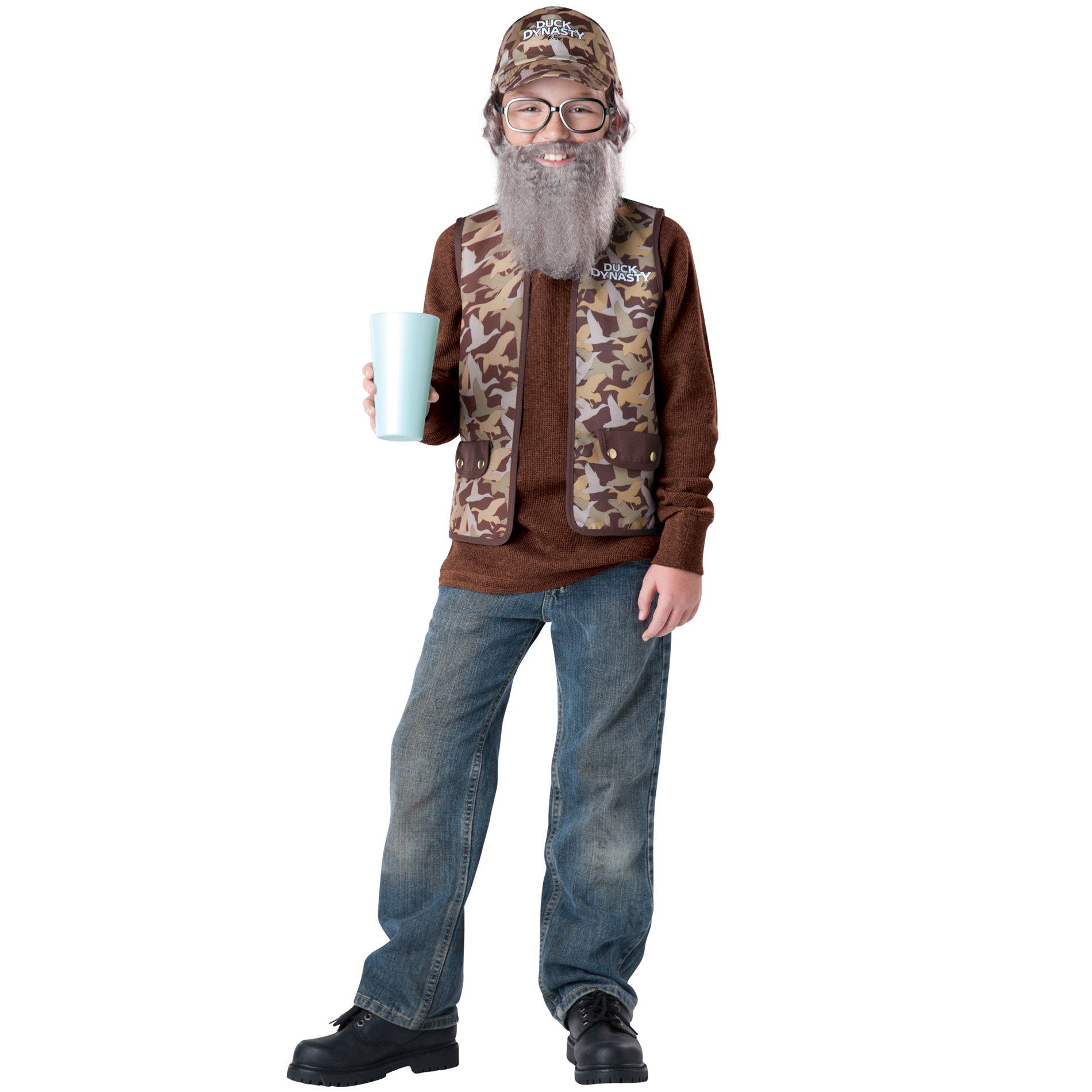 Totally Ghoul Boys' Duck Dynasty Uncle Si Halloween Costume