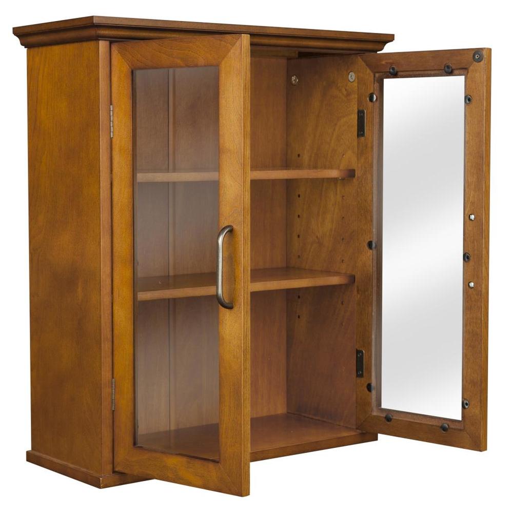 Elegant Home Fashions Avery Wall Cabinet with 2 Doors