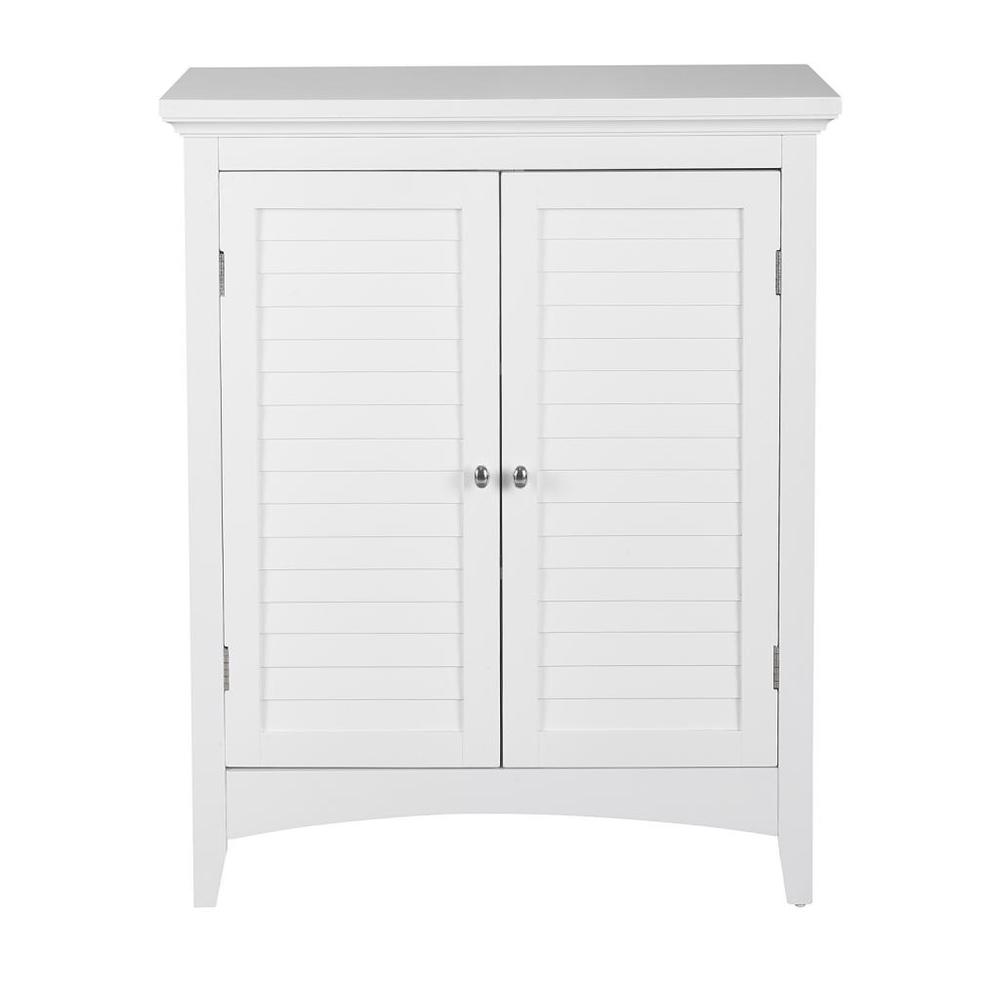 Elegant Home Fashions Slone Floor Cabinet with 2 Shutter Doors