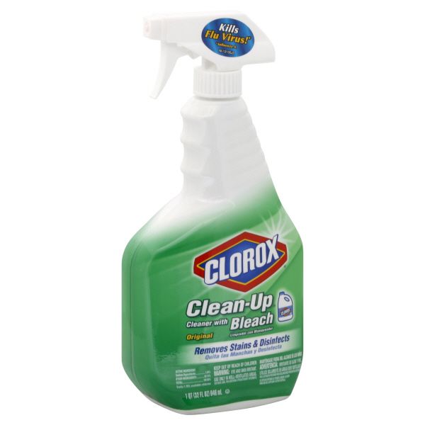 Clorox Clean-Up Cleaner with Bleach, Original, 32 fl oz (1 qt) 946 ml