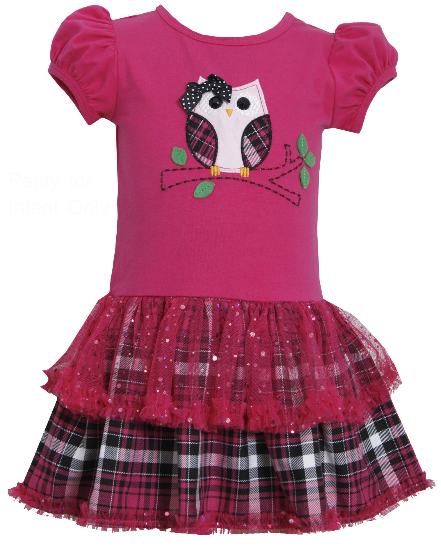 Ashley Ann Infant & Toddler Girl's Casual Dress - Owl