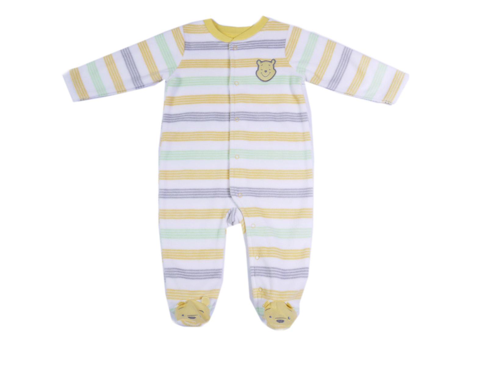 Disney Winnie the Pooh Newborn & Infant Sleeper Pajamas - Striped