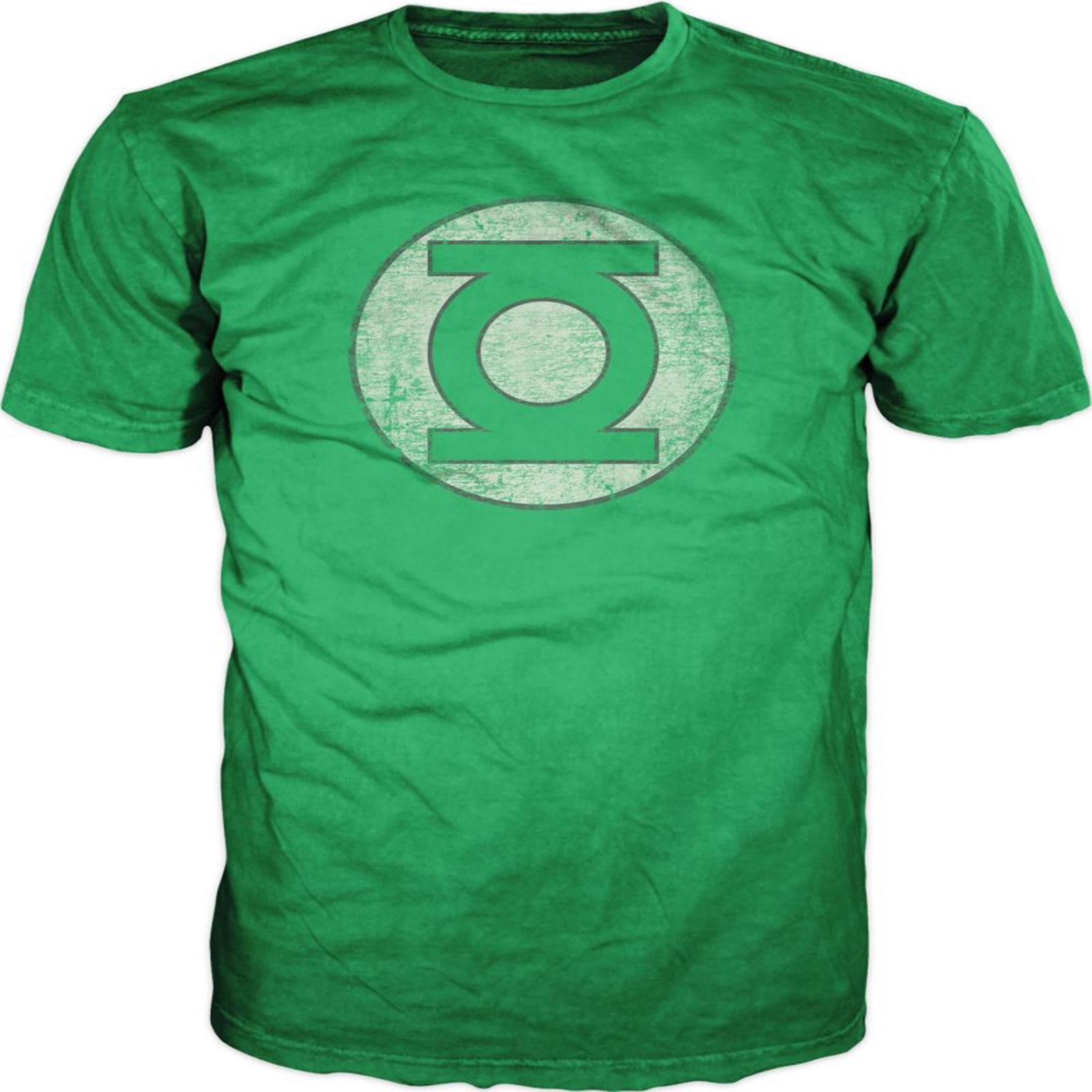 DC Comics Men's Graphic T-Shirt - Green Lantern Symbol