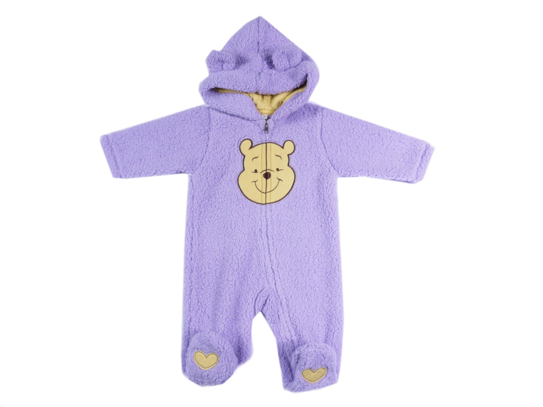 Disney Winnie the Pooh Newborn Girl's Fleece Pram Suit