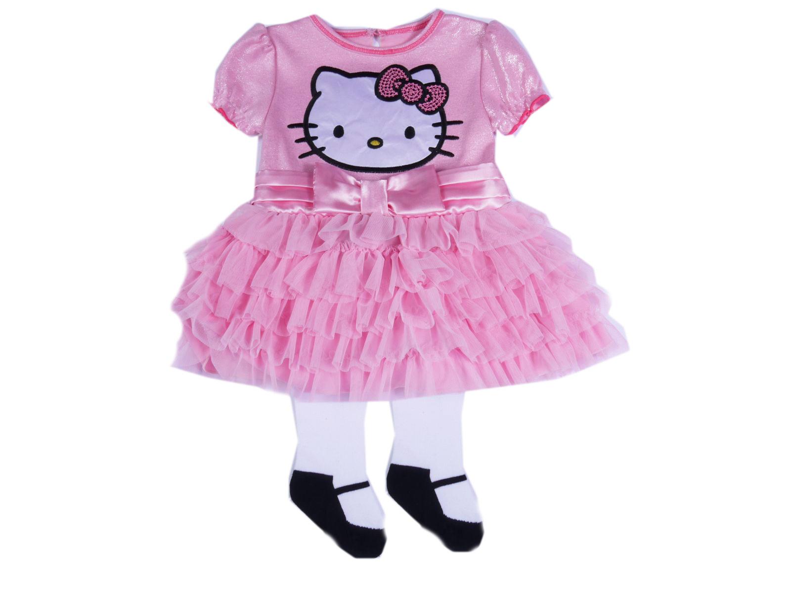 Hello Kitty Baby Newborn & Infant Girl's Tutu Dress & Tights