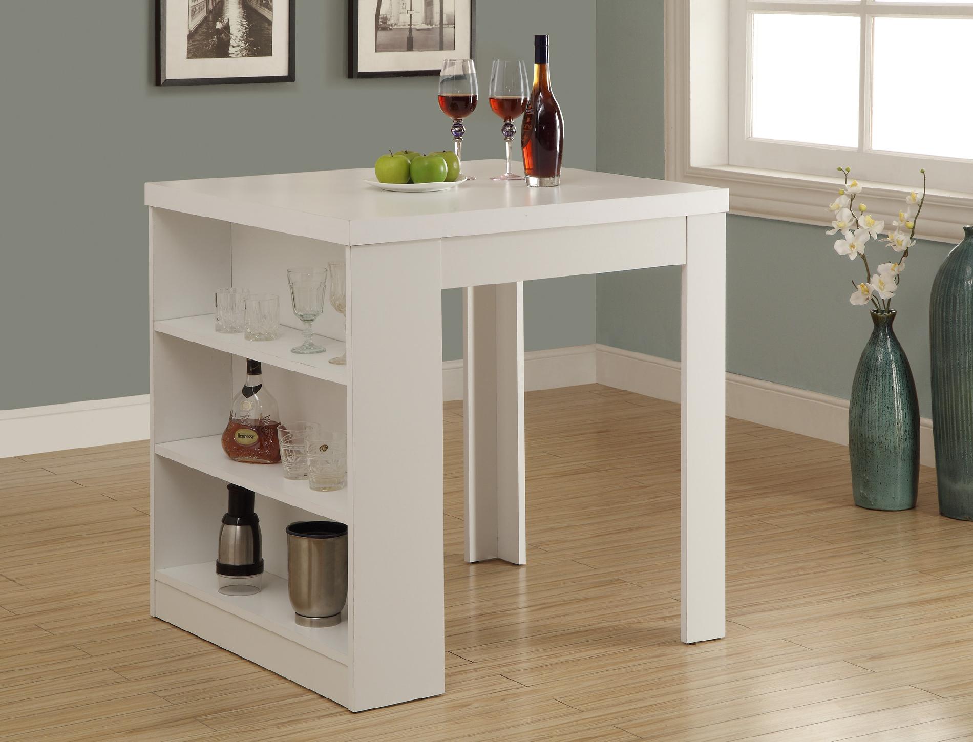 Monarch Specialties Counter Height Dining Table 32x36 White