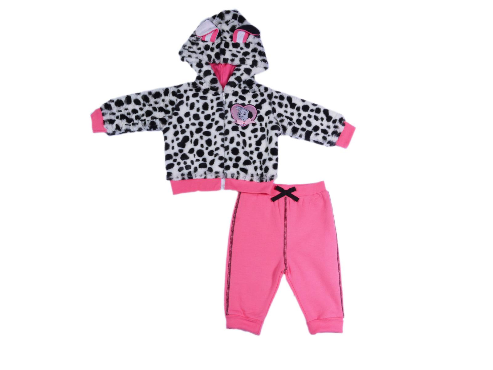 Disney Newborn & Infant Girl's Graphic Hoodie Jacket & Sweatpants - 101 Dalmatians