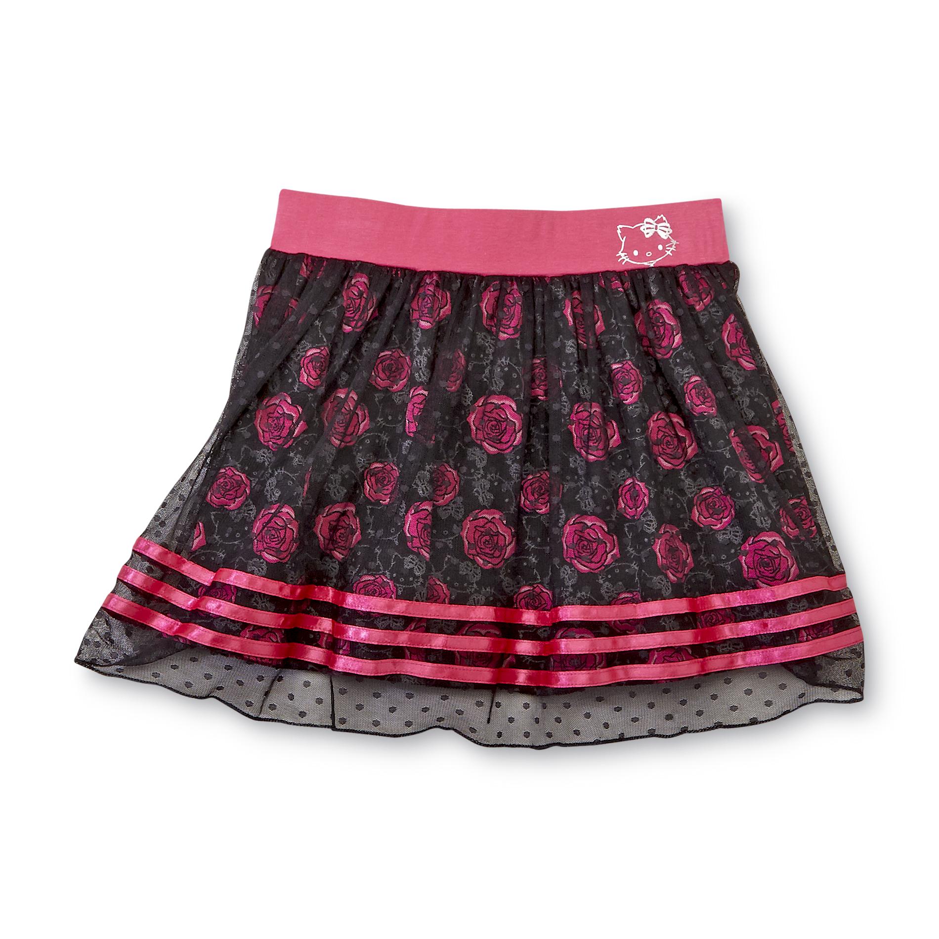 Hello Kitty Girl's Embellished Skater Skirt