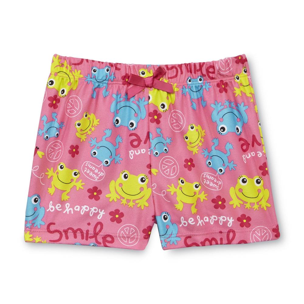 Joe Boxer Infant & Toddler Girl's Pajama Top & Pajama Shorts - Frogs