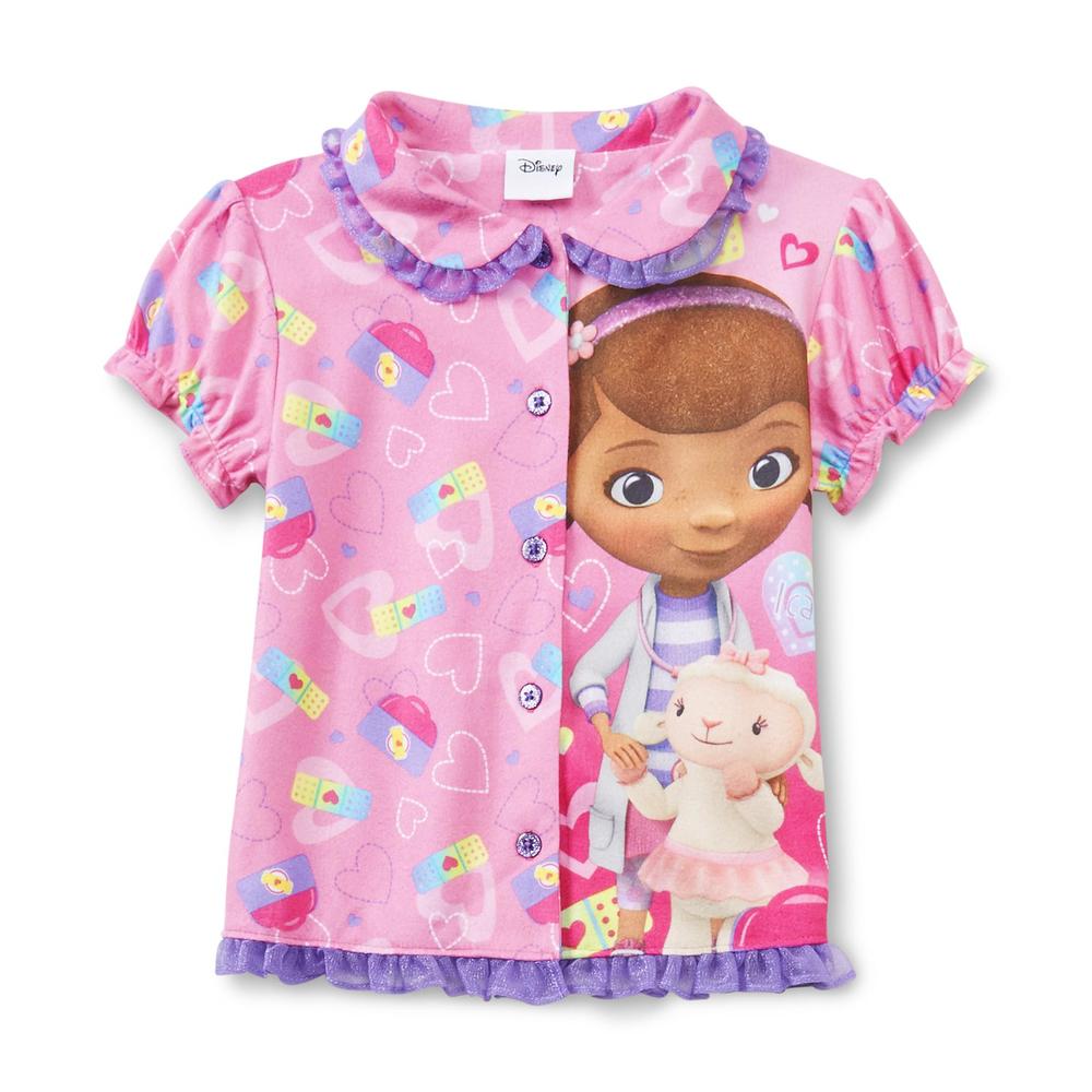 Disney Toddler Girl's Graphic Pajama Top & Pants - Doc McStuffins