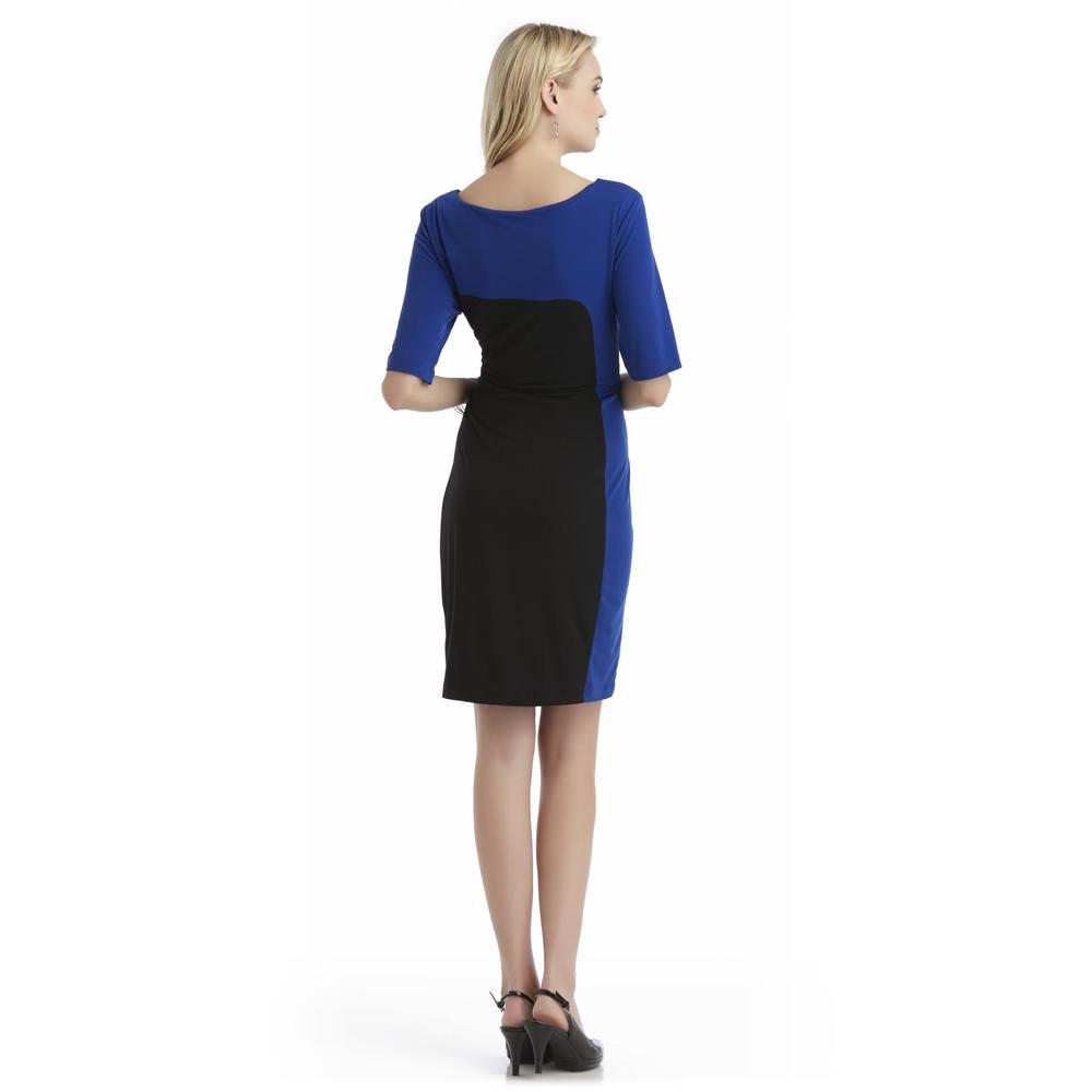 Covington Women's Elbow Sleeve Dress - Colorblock
