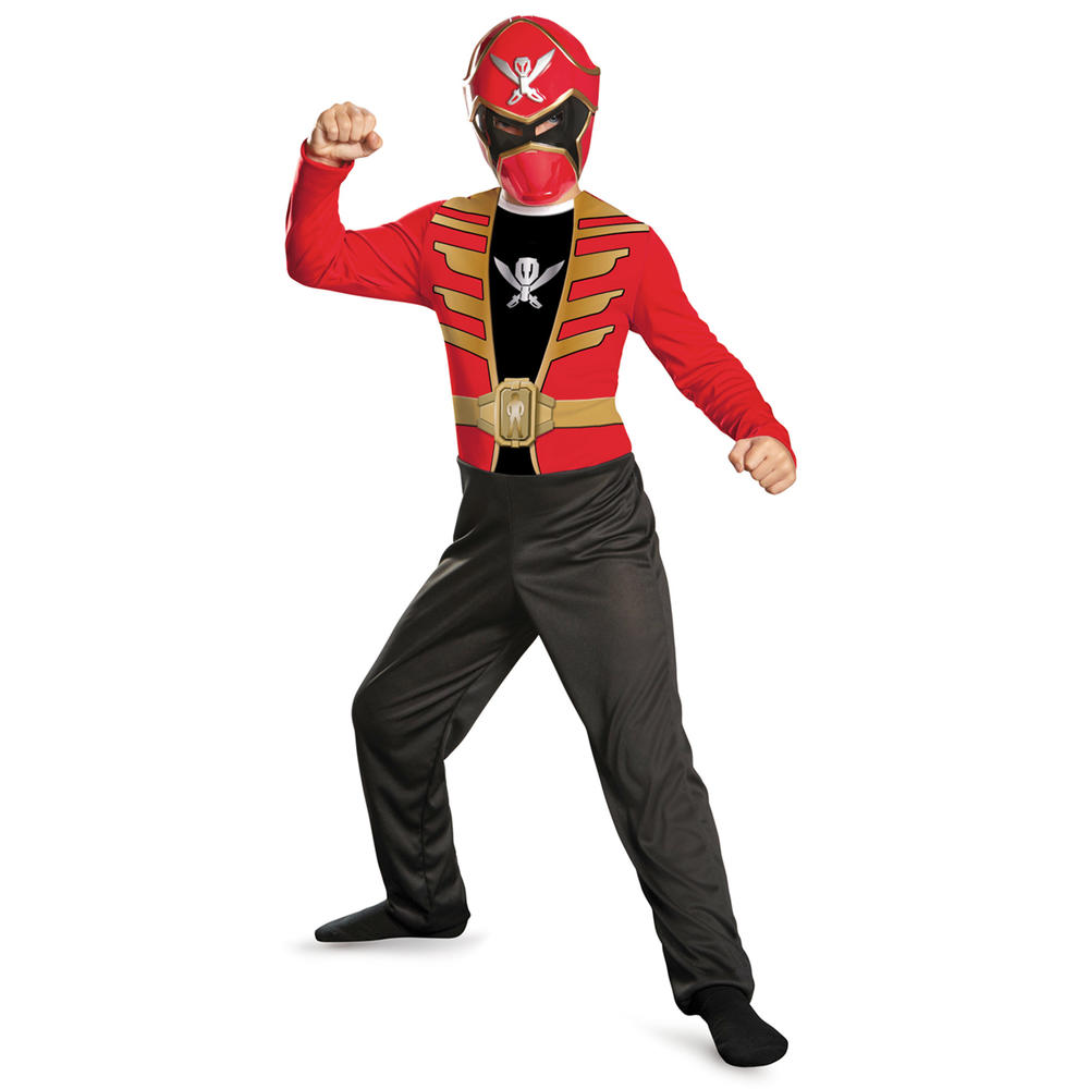 Boys' New Red Power Ranger Basic Halloween Costume