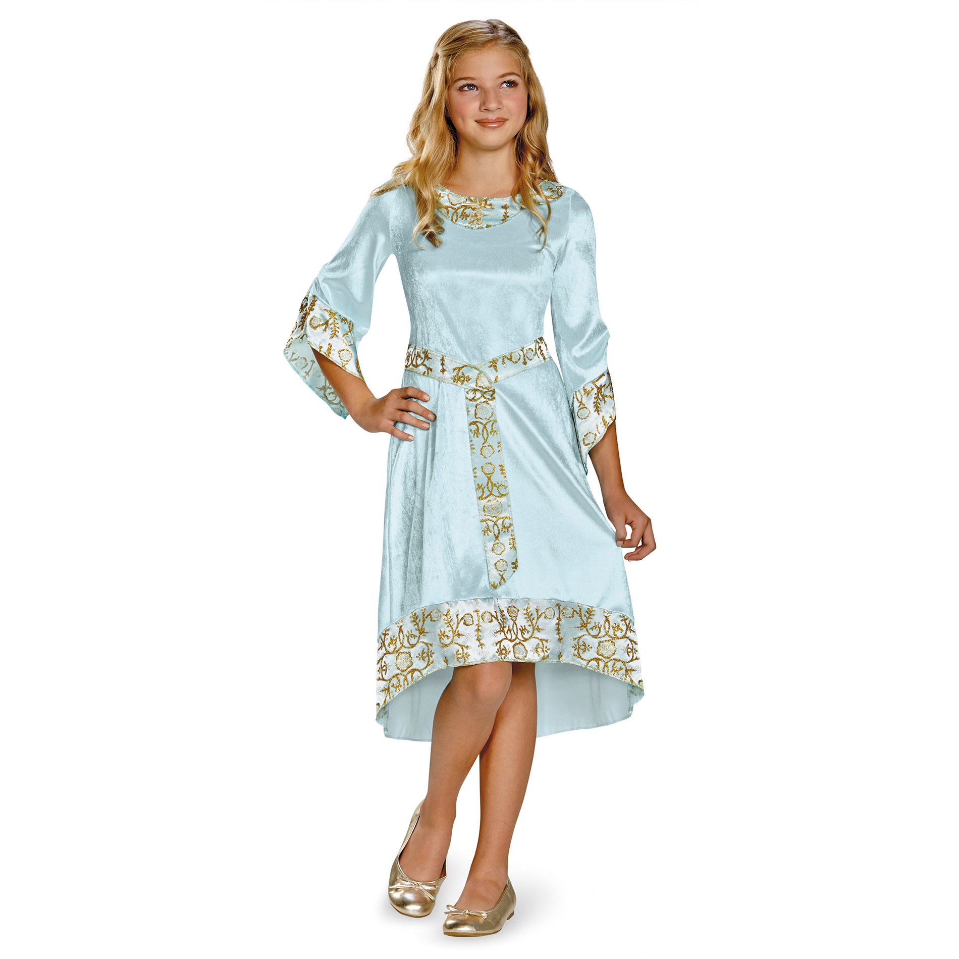 Disney Girls' Classic Aurora Blue Dress Halloween Costume