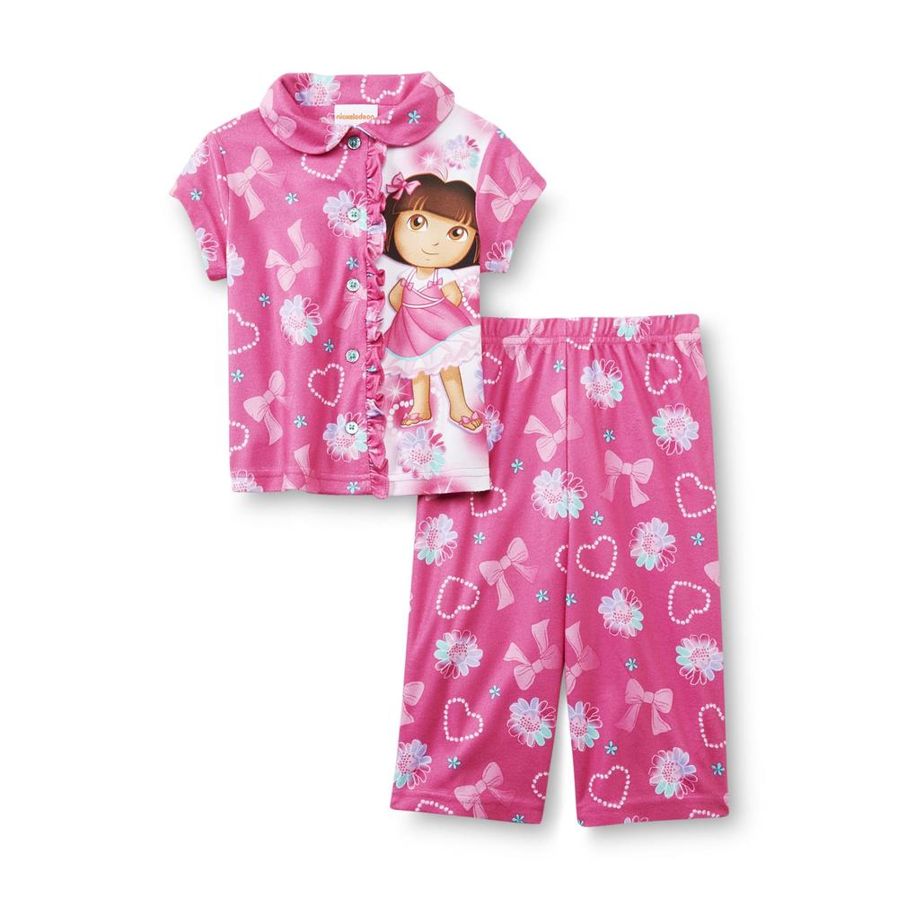 Nickelodeon Dora the Explorer Infant & Toddler Girl's Pajama Shirt & Pants