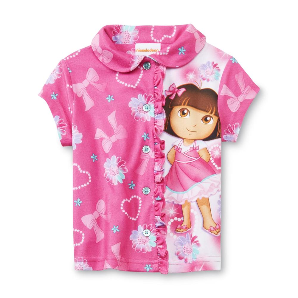 Nickelodeon Dora the Explorer Infant & Toddler Girl's Pajama Shirt & Pants