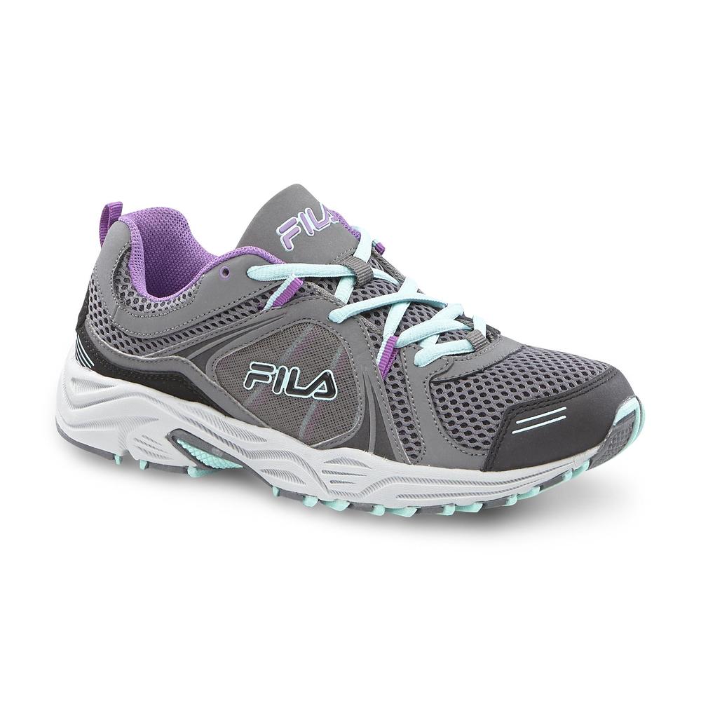 Fila Women's Vitality 2 Trail Shoe - Grey/Purple/Turquoise