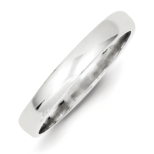 Sterling Silver 3mm Half-Round Band Ring
