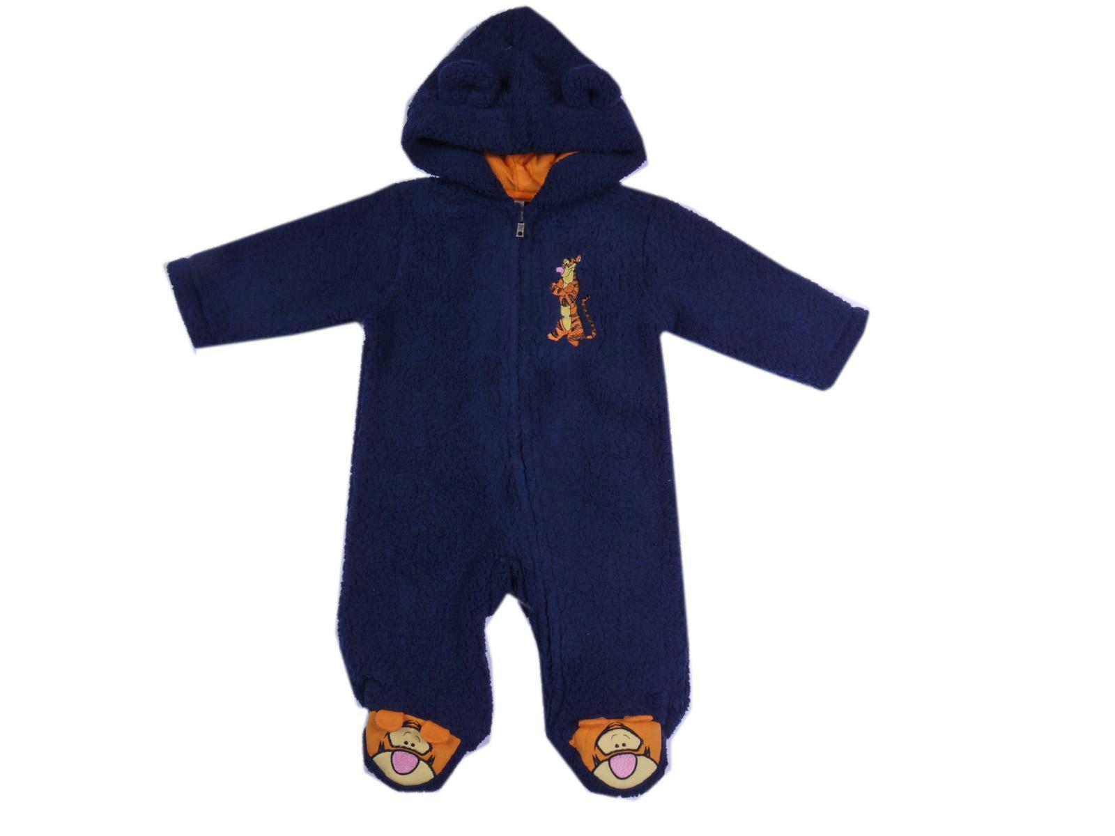 Disney Newborn Boy's Footed Fleece Bodysuit - Tigger