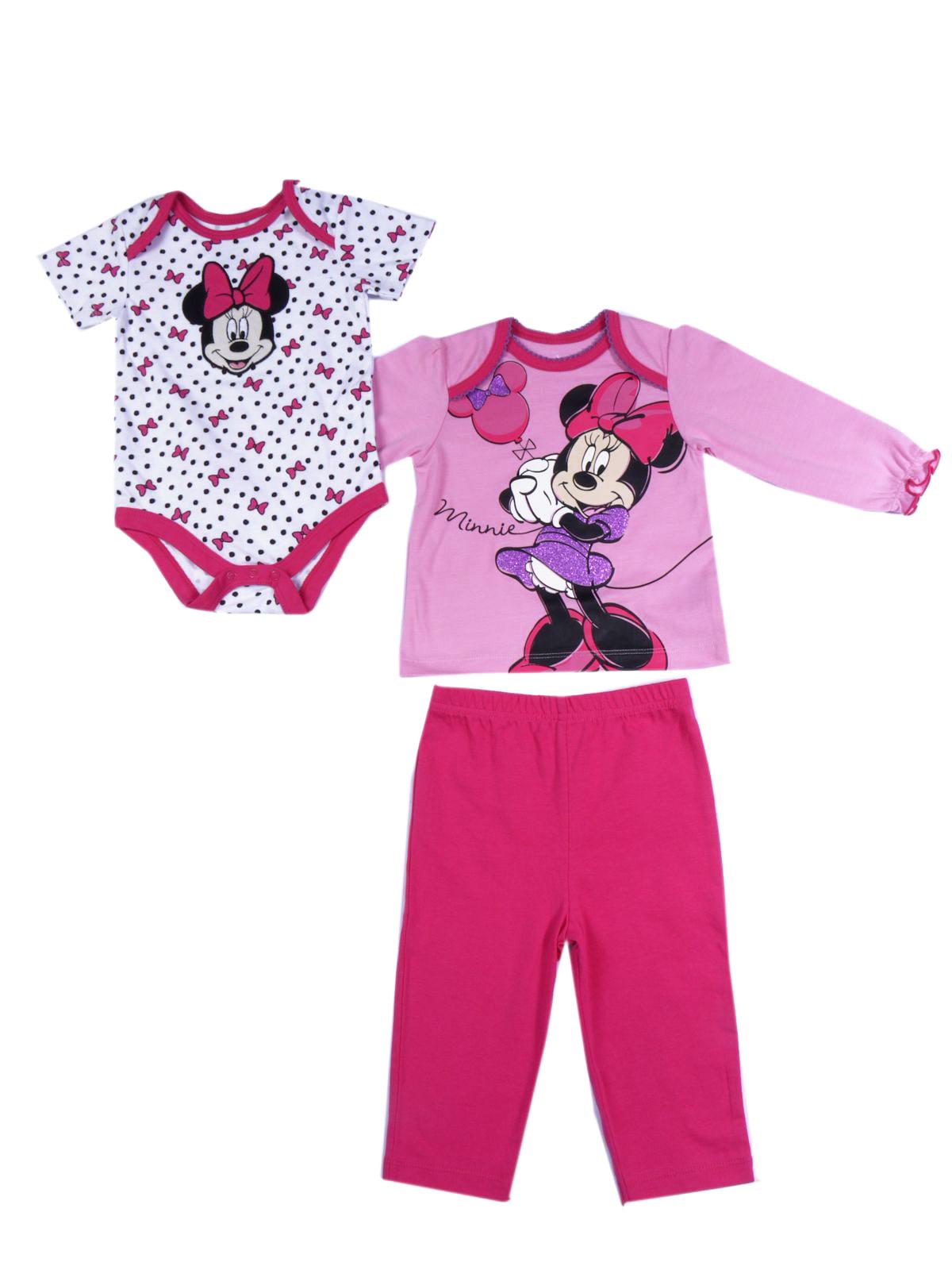 Disney Newborn Girl's Top  Bodysuit & Leggings - Minnie Mouse