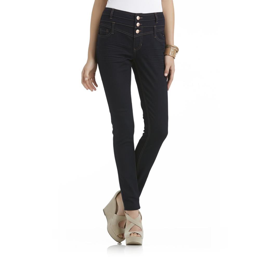 Bongo Junior's 3-Button High-Waisted Jeggings