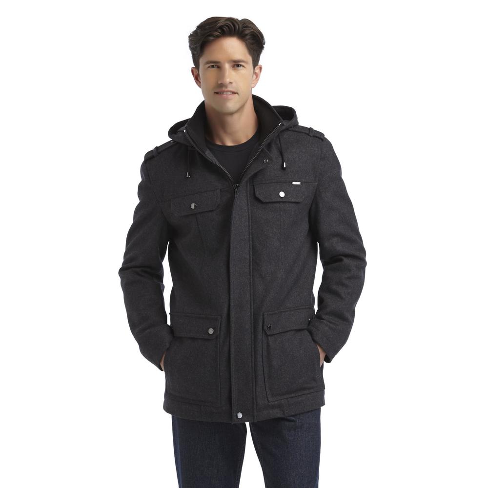 Attention Men's Wool Blend CPO Jacket