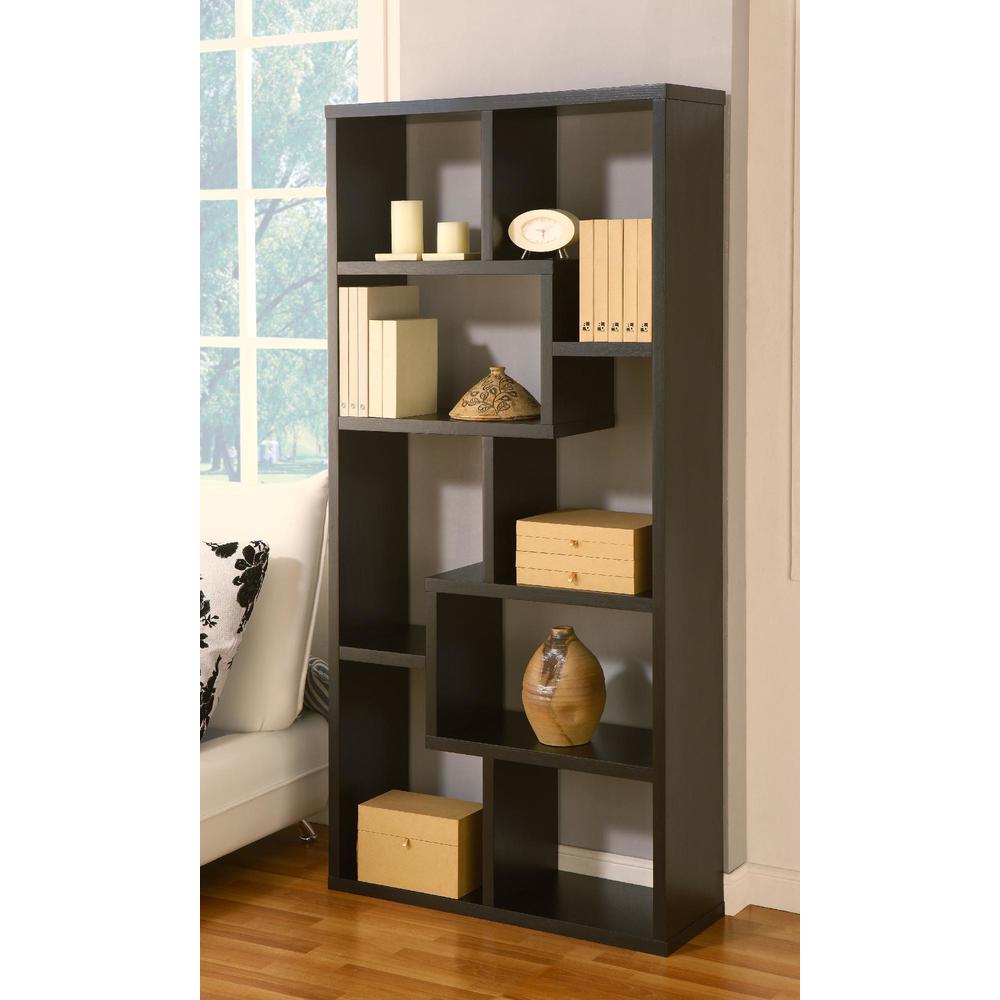 Furniture of America Boldly Designed 8-Compartment Bookcase