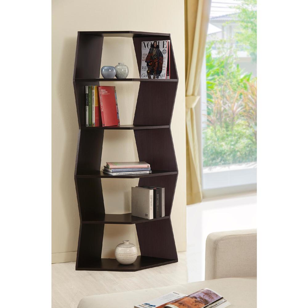 Furniture of America Geometric Zinga 6-Tier Bookcase