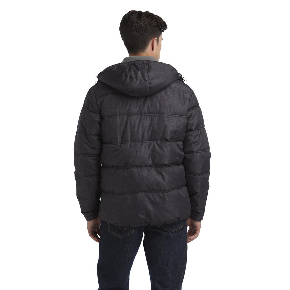 Athletech Men's Quilted Hooded Jacket