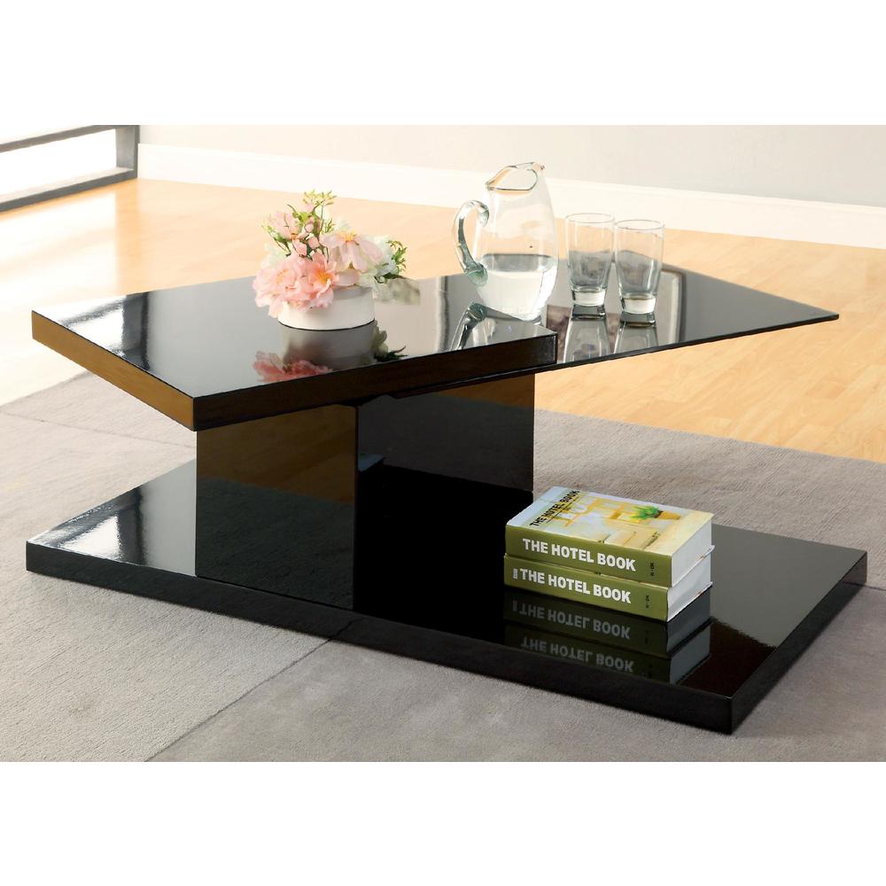 Furniture of America Flara High Gloss Lacquer Coffee table