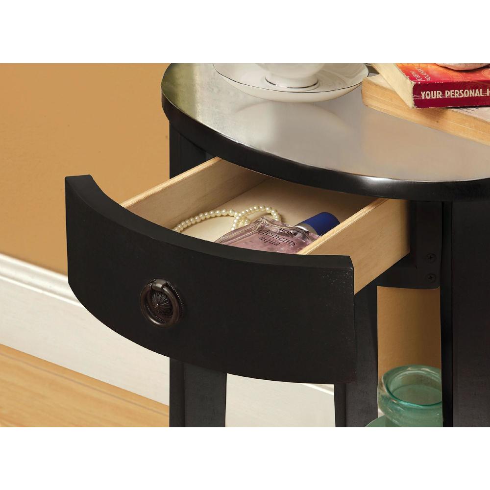 Furniture of America Round Kinas Side Table