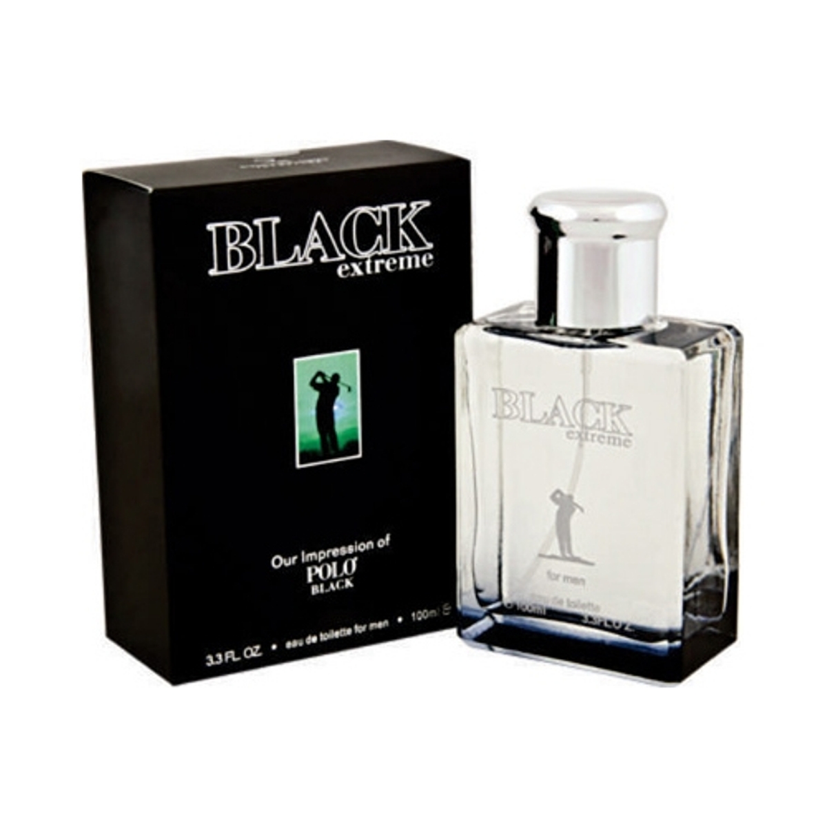 Preferred Fragrance Black Extreme - Our Impression Of Polo Black, 3.3 fl oz