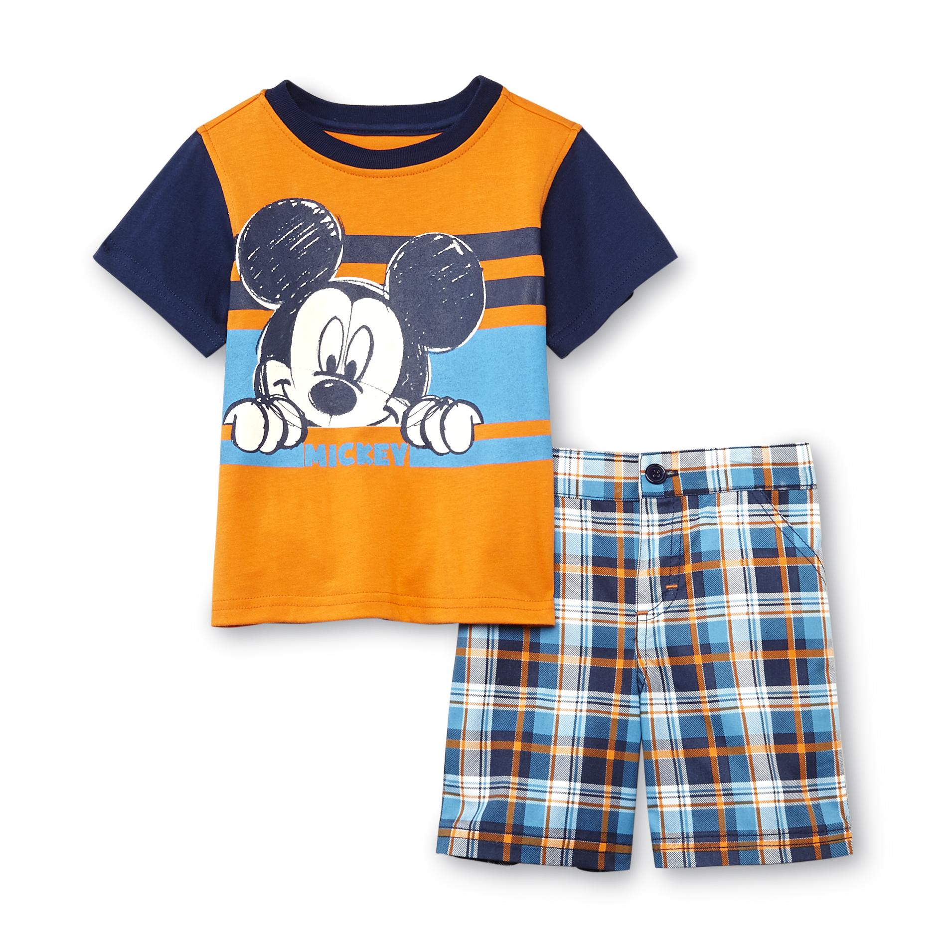 Disney Mickey Mouse Infant & Toddler Boy's T-Shirt & Shorts
