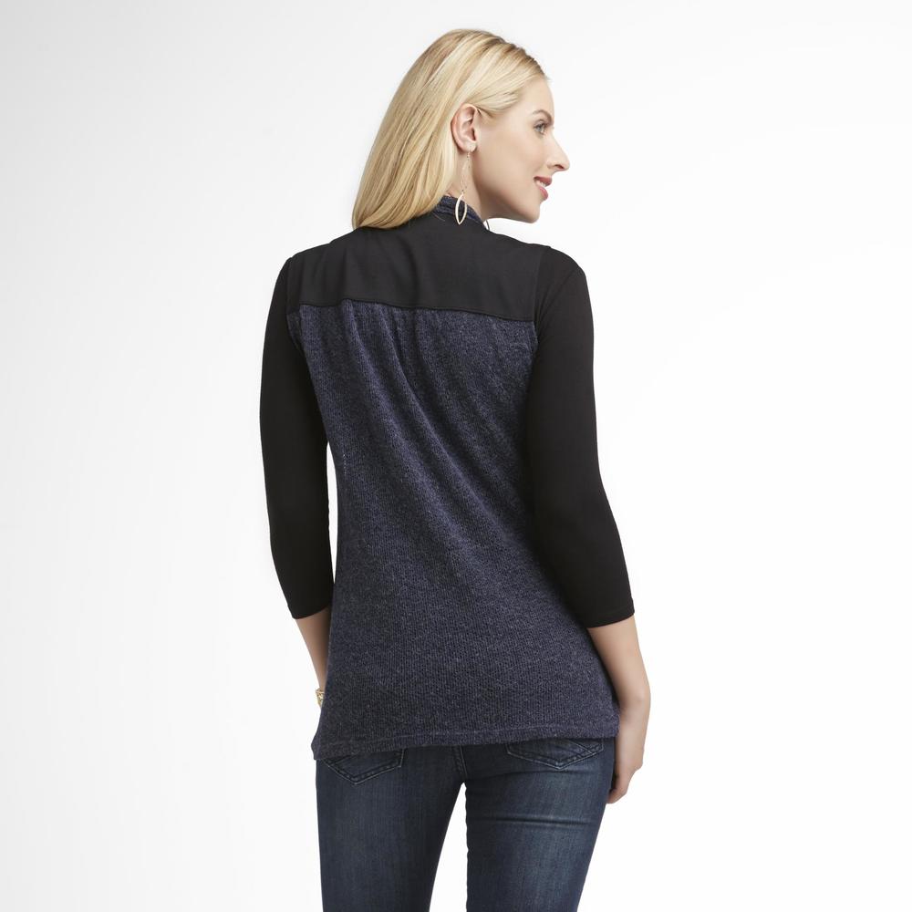 Metaphor Women's Flyaway Sweater Vest - Colorblock
