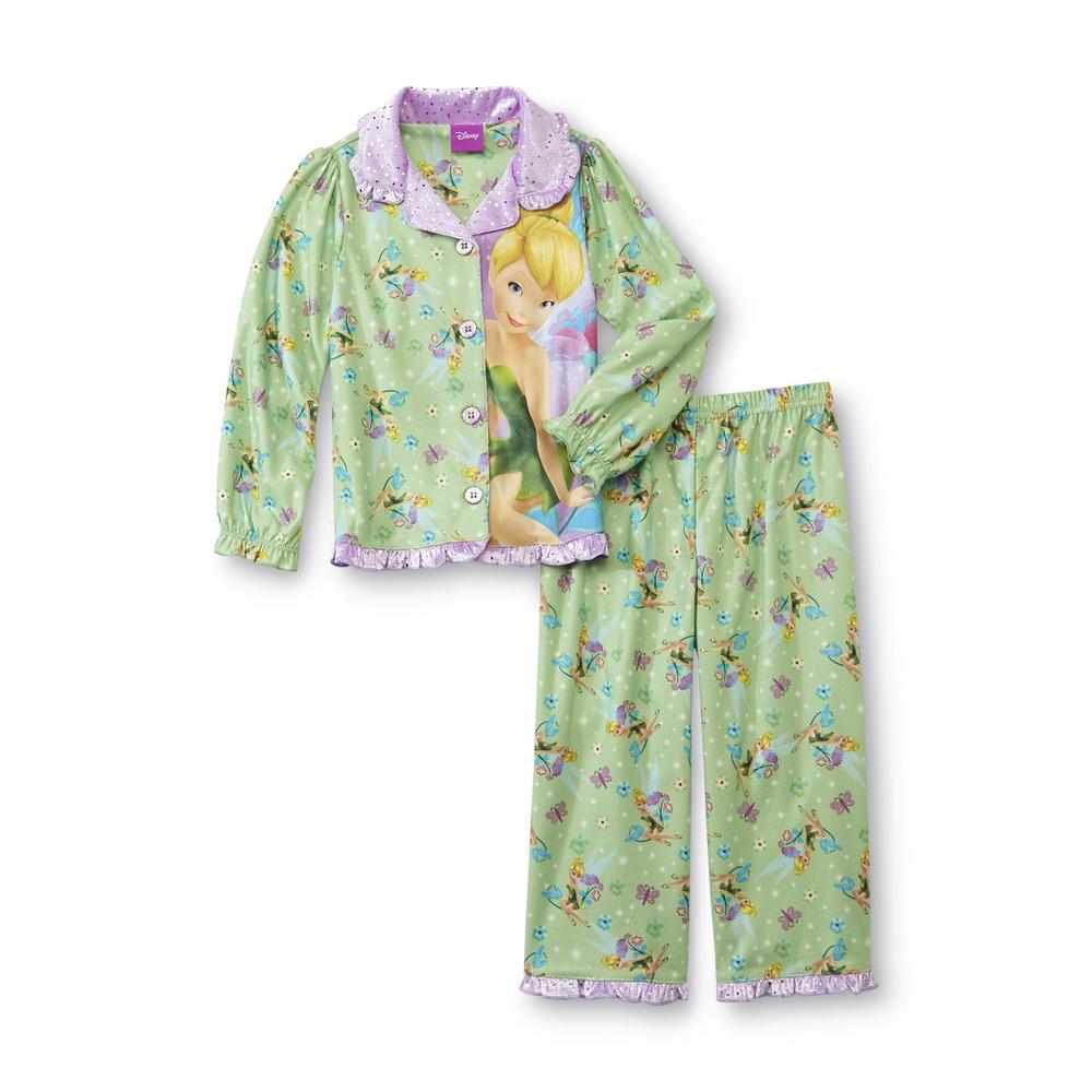 Disney Tinker Bell Toddler Girl's Pajama Top & Pants