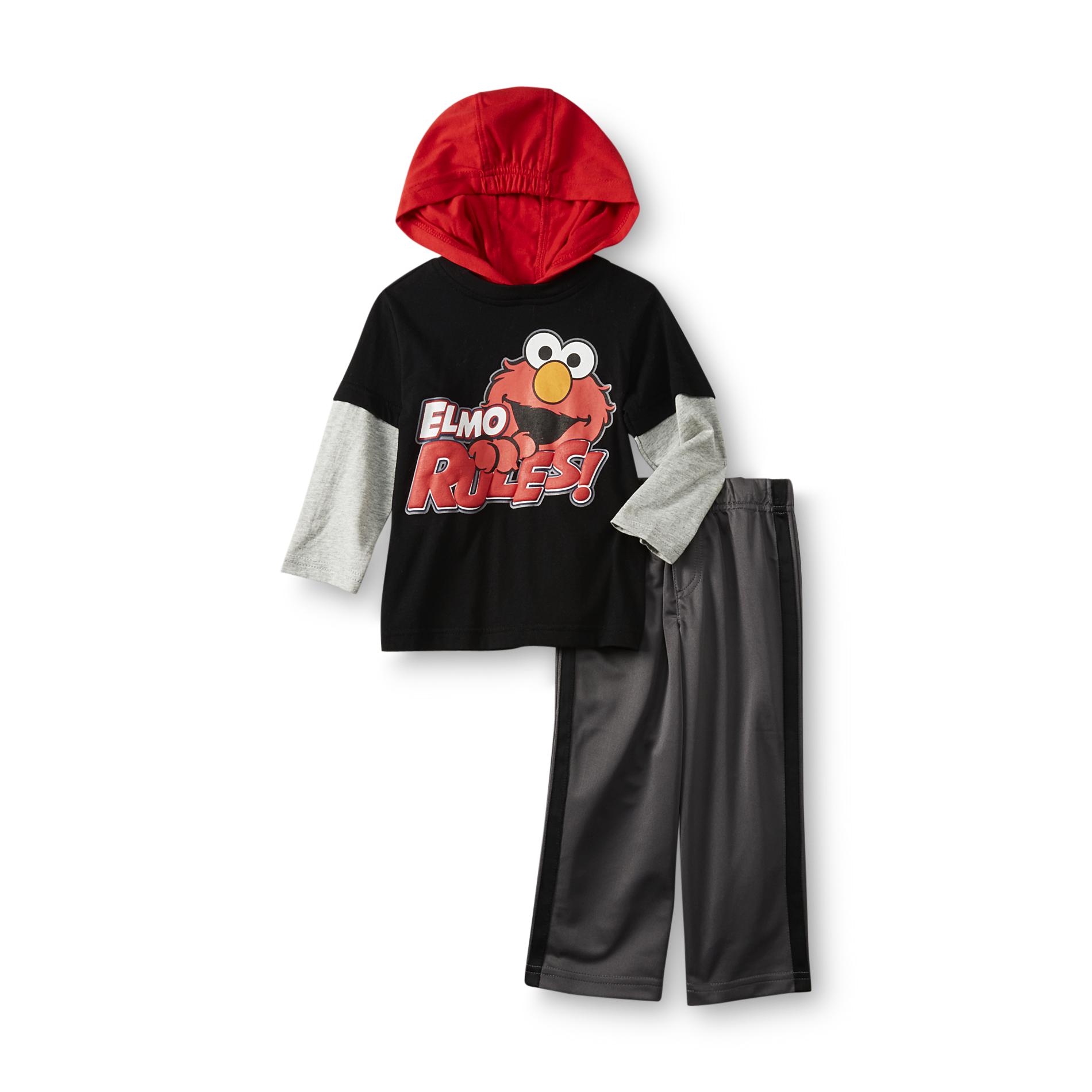Sesame Street Infant & Toddler Boy's Layered-Look Hoodie & Pants - Elmo