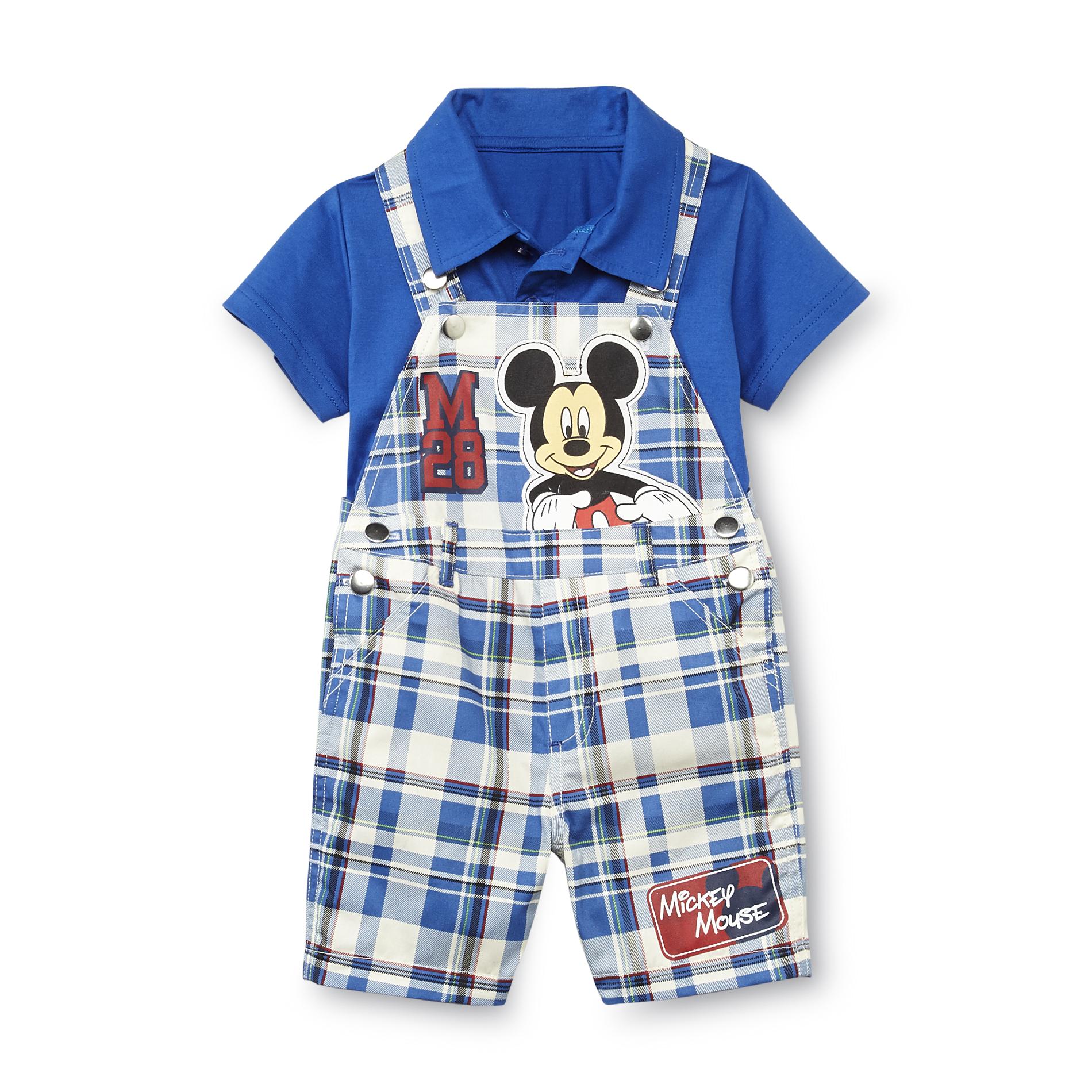 Disney Mickey Mouse Infant  Boy's Polo Shirt & Shortalls