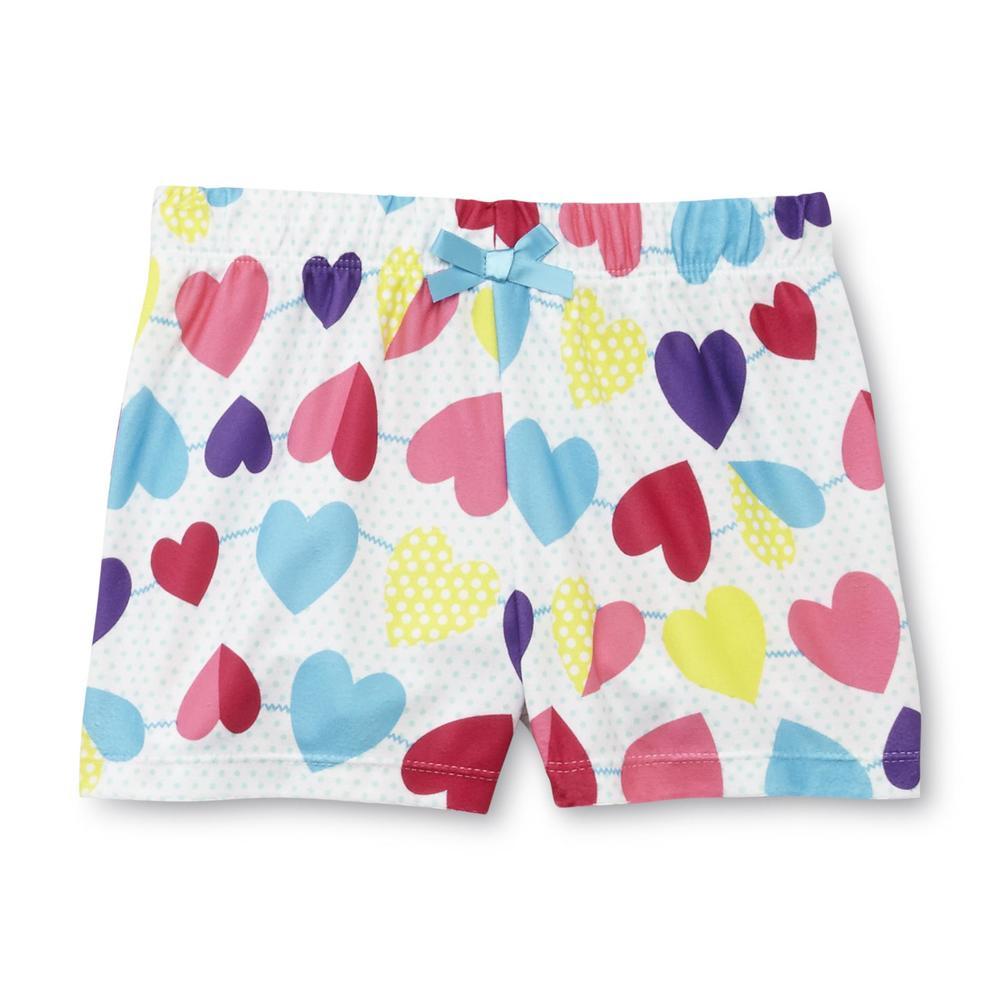 Joe Boxer Toddler Girl's Microfiber Short Pajamas - Hearts
