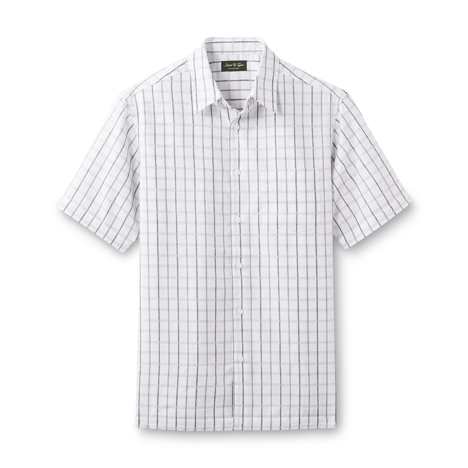 David Taylor Collection Men's Short-Sleeve Shirt - Check